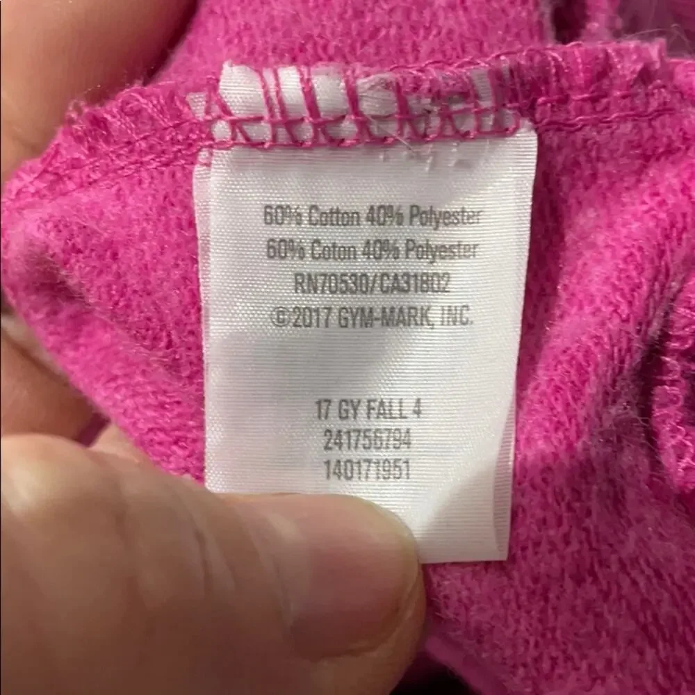 Gymboree 4 hot pink hearts sweatshirt worn once
